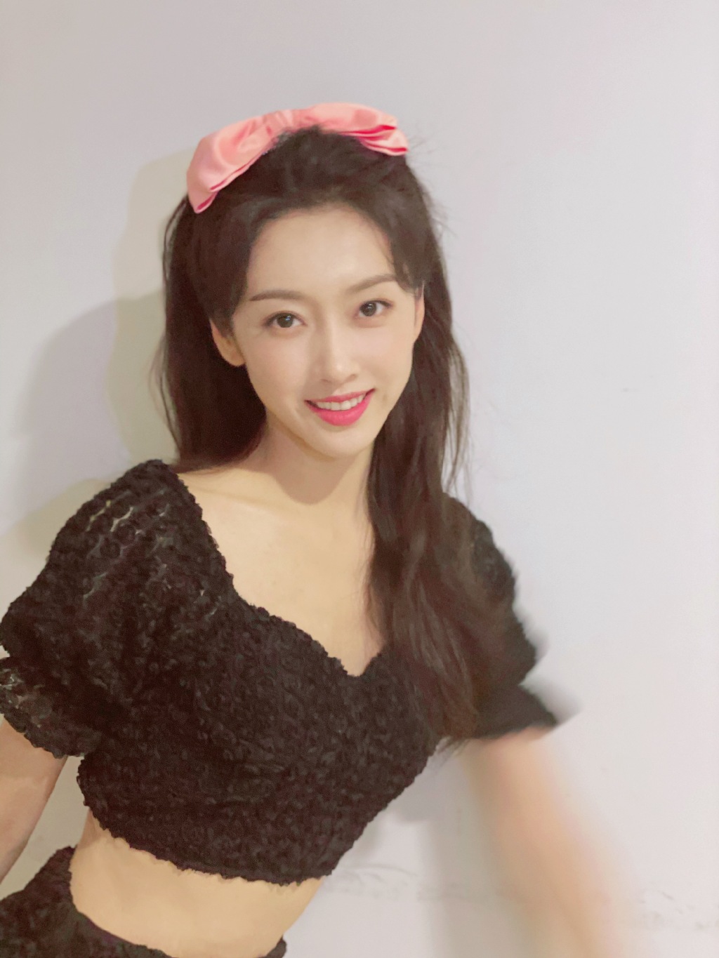 宣璐蝴蝶结露腰私服照图片89