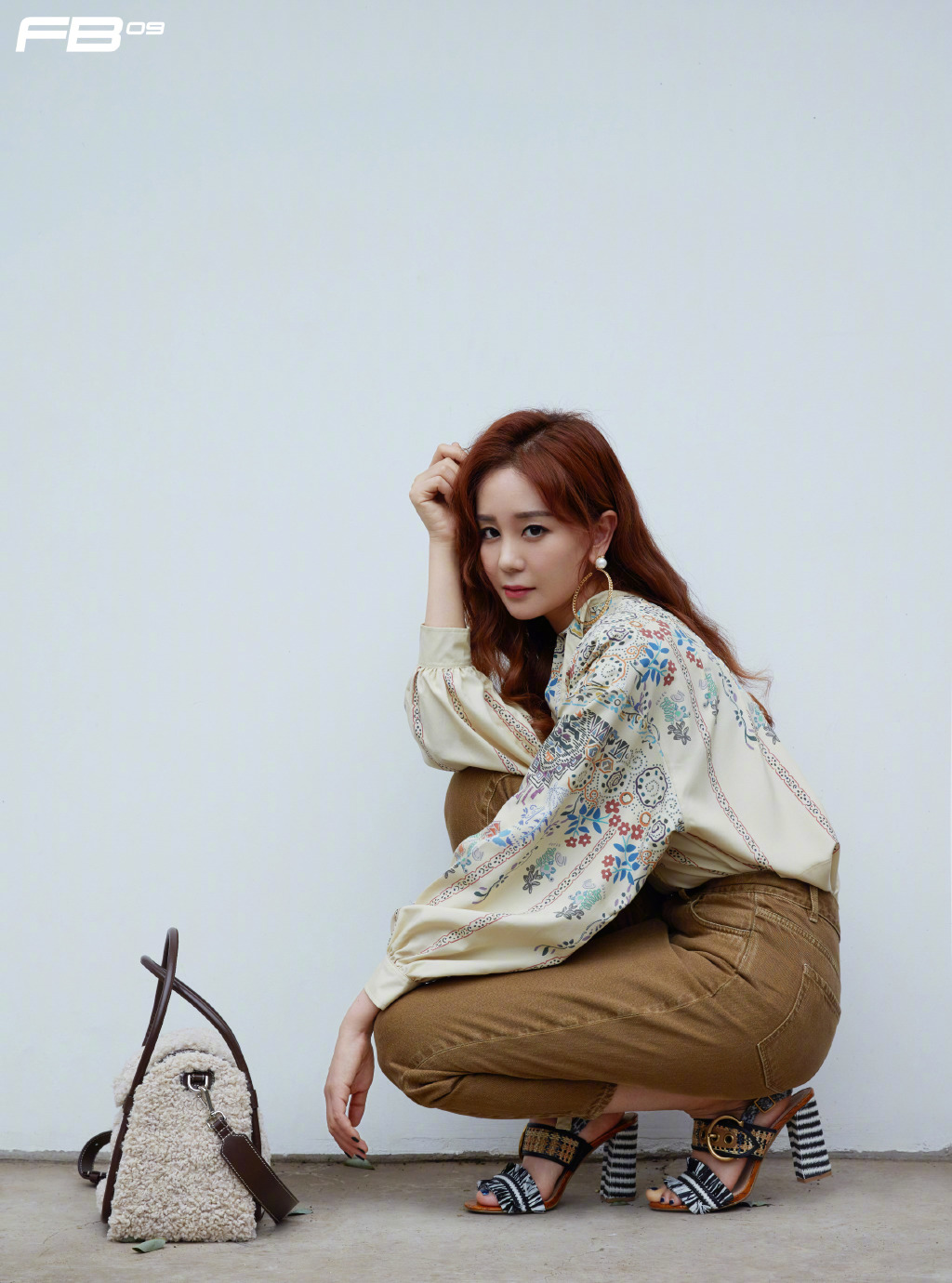 海陆优雅田园风时尚写真图片16