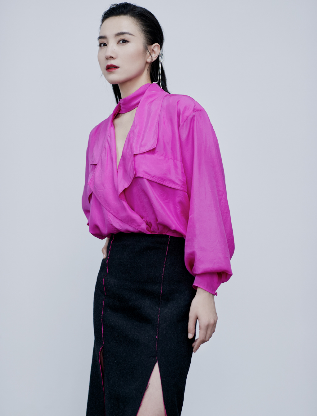 宋佳粉红色性感靓丽写真图片59