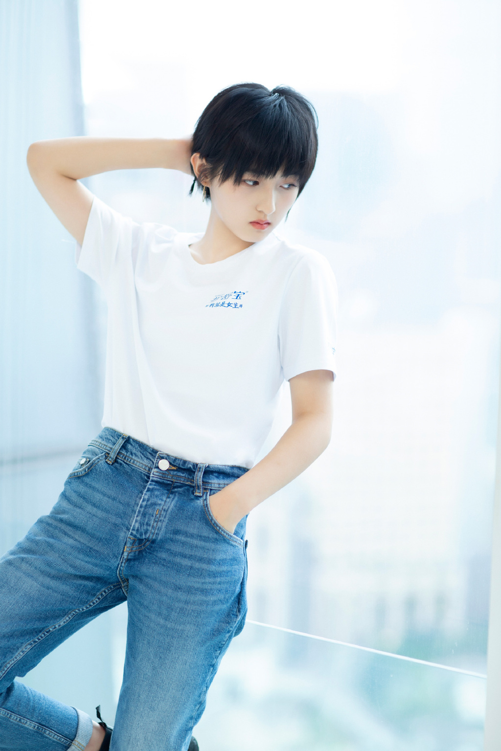 张子枫短发造型清新写真图片39