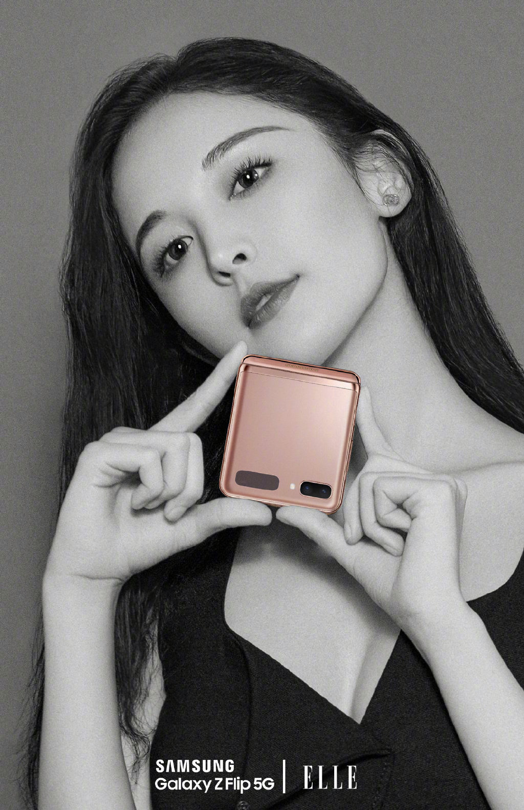 古力娜扎性感妩媚黑白写真图片16