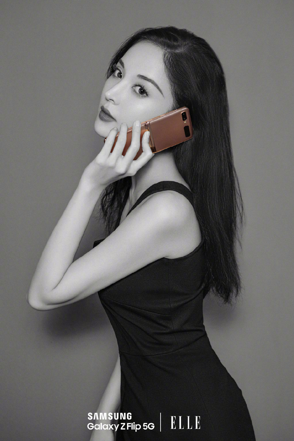 古力娜扎性感妩媚黑白写真图片56