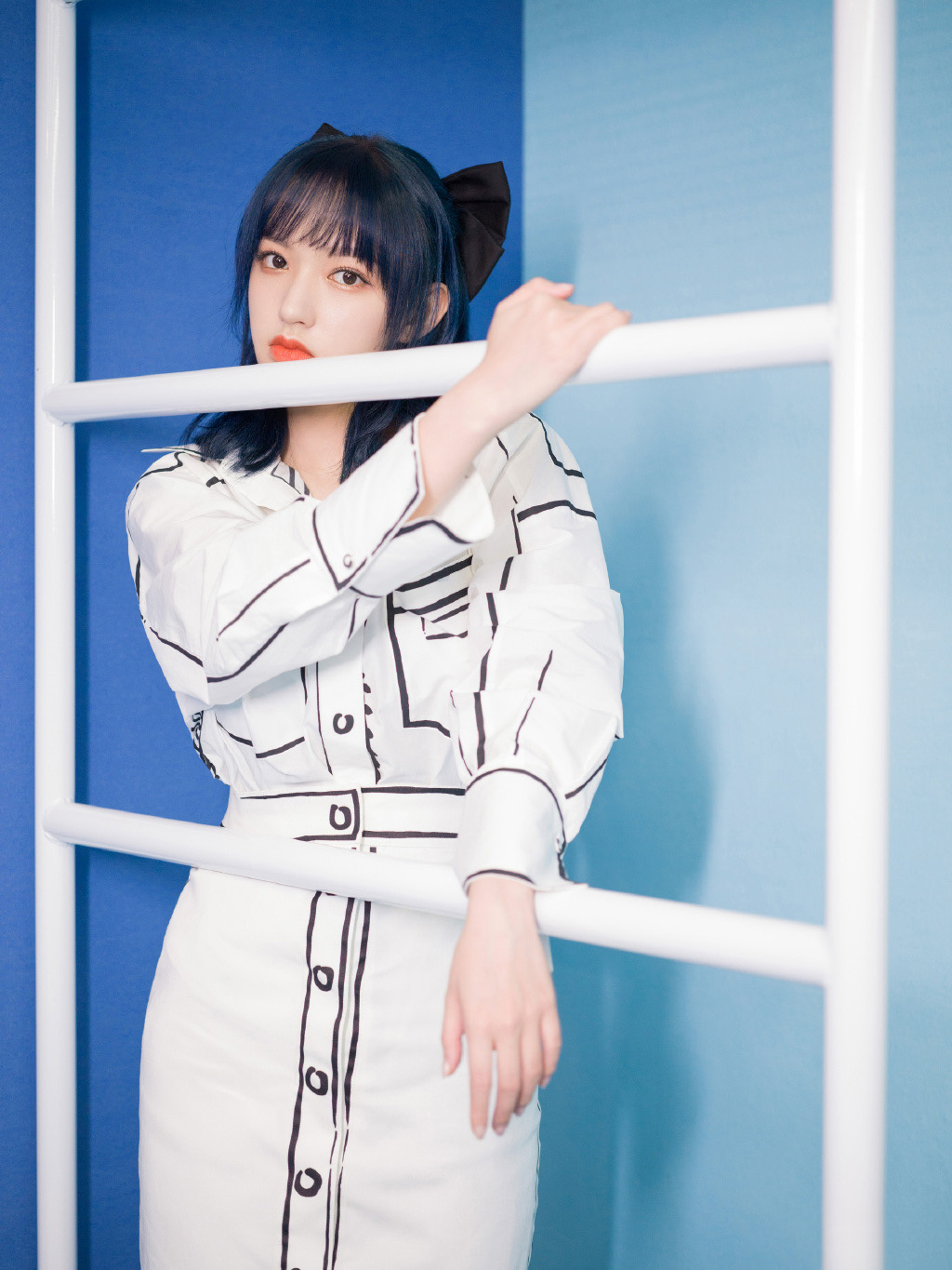 程潇蝴蝶结猫耳造型写真图片69