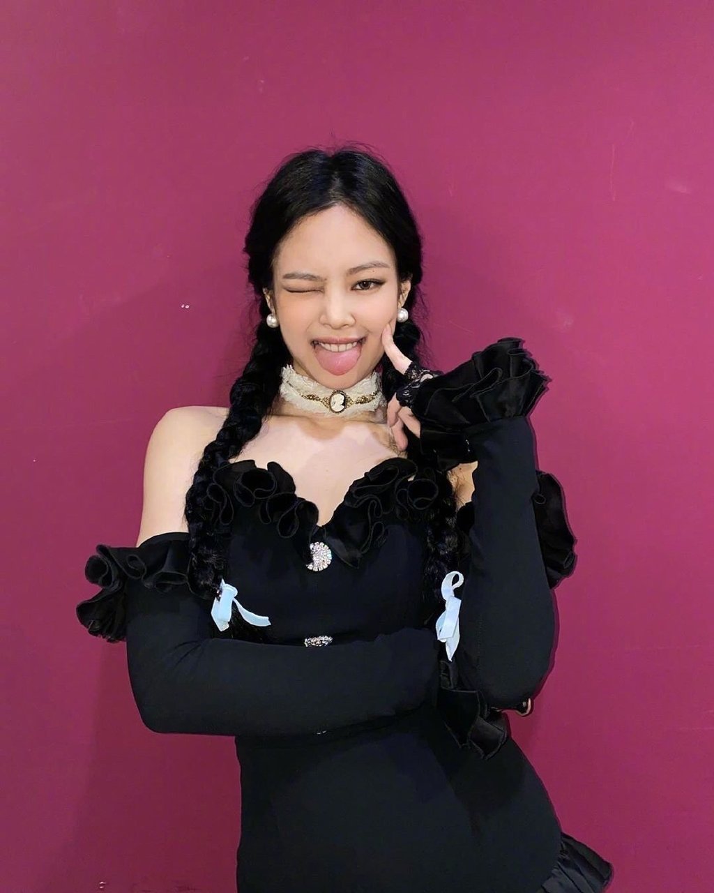 jennie雙馬尾俏皮寫真圖片77