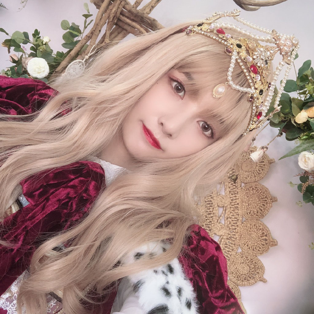 赵粤金发洛丽塔甜美自拍照图片811