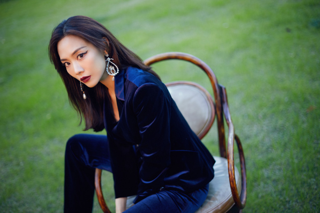 王霏霏丝绒西装魅力写真图片89