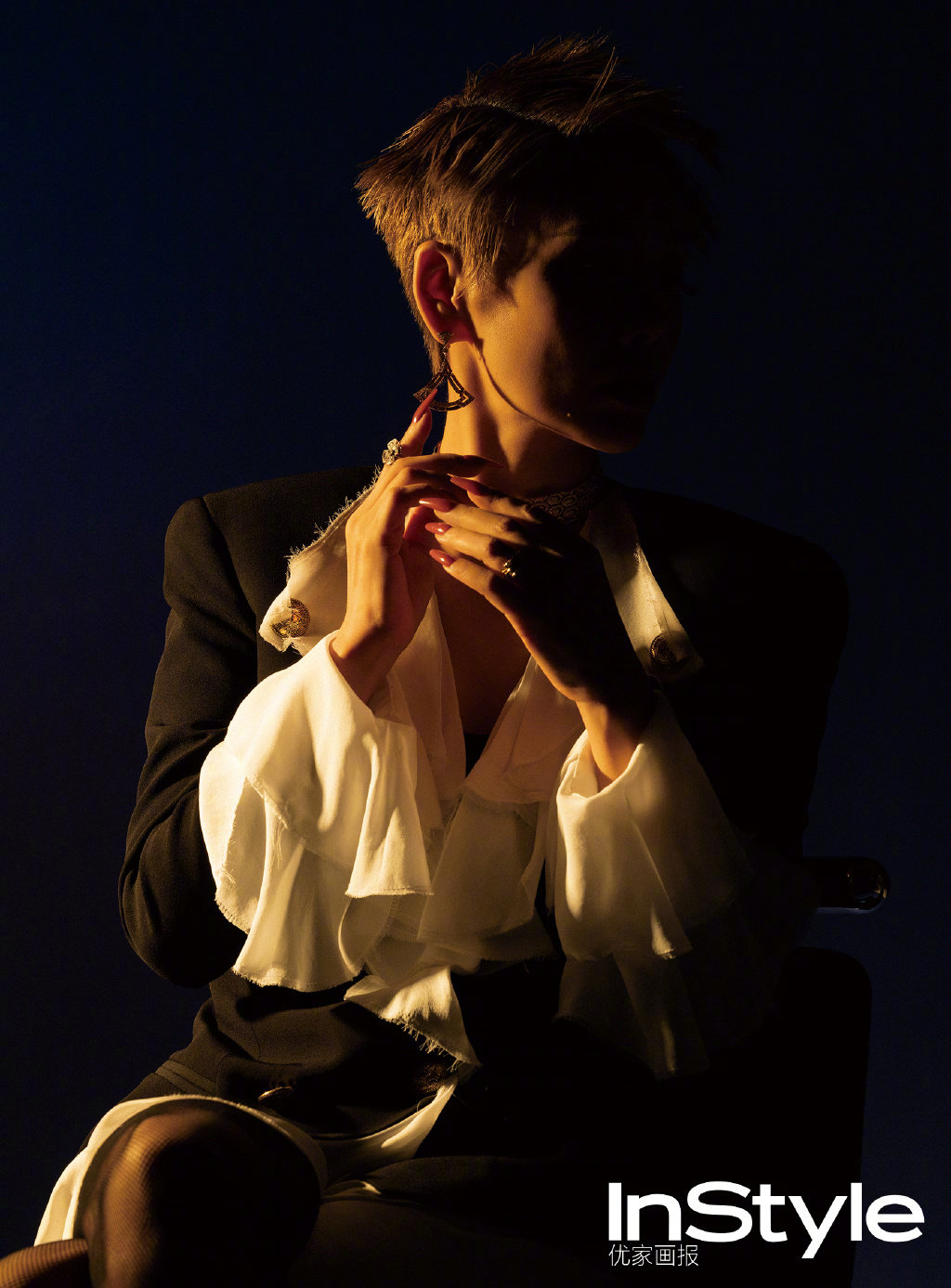 宁静彩虹羽绒裙霸气写真图片69