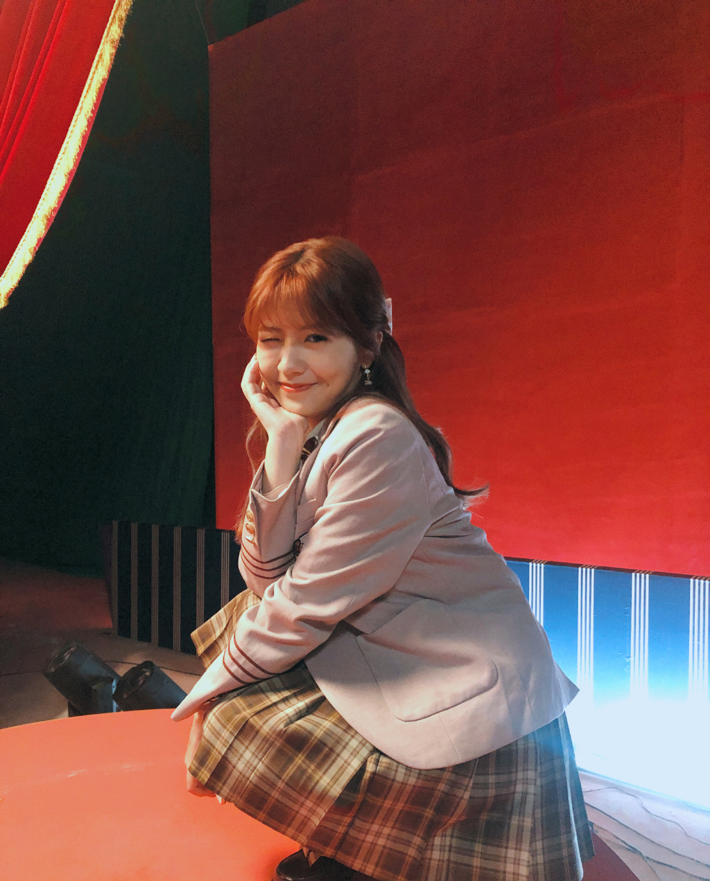 赖美云甜美学生制服照图片310