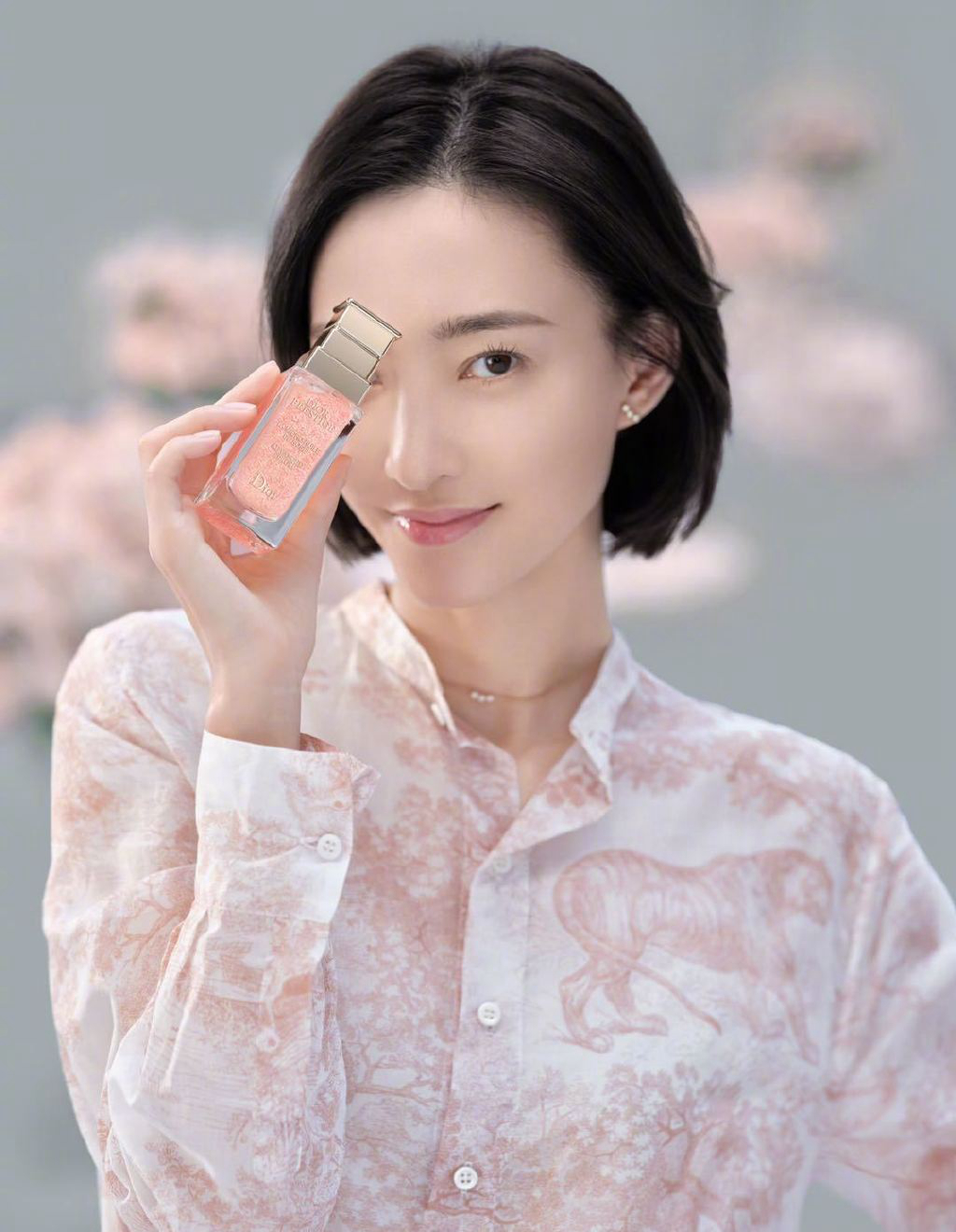 王丽坤粉色优雅动人写真图片14