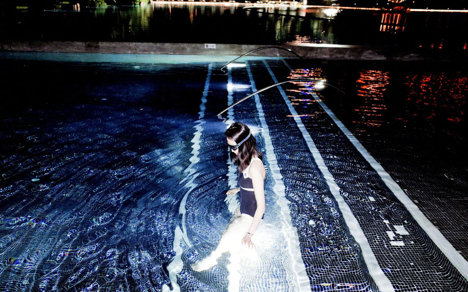 宋茜连体泳衣性感撩人写真图片34