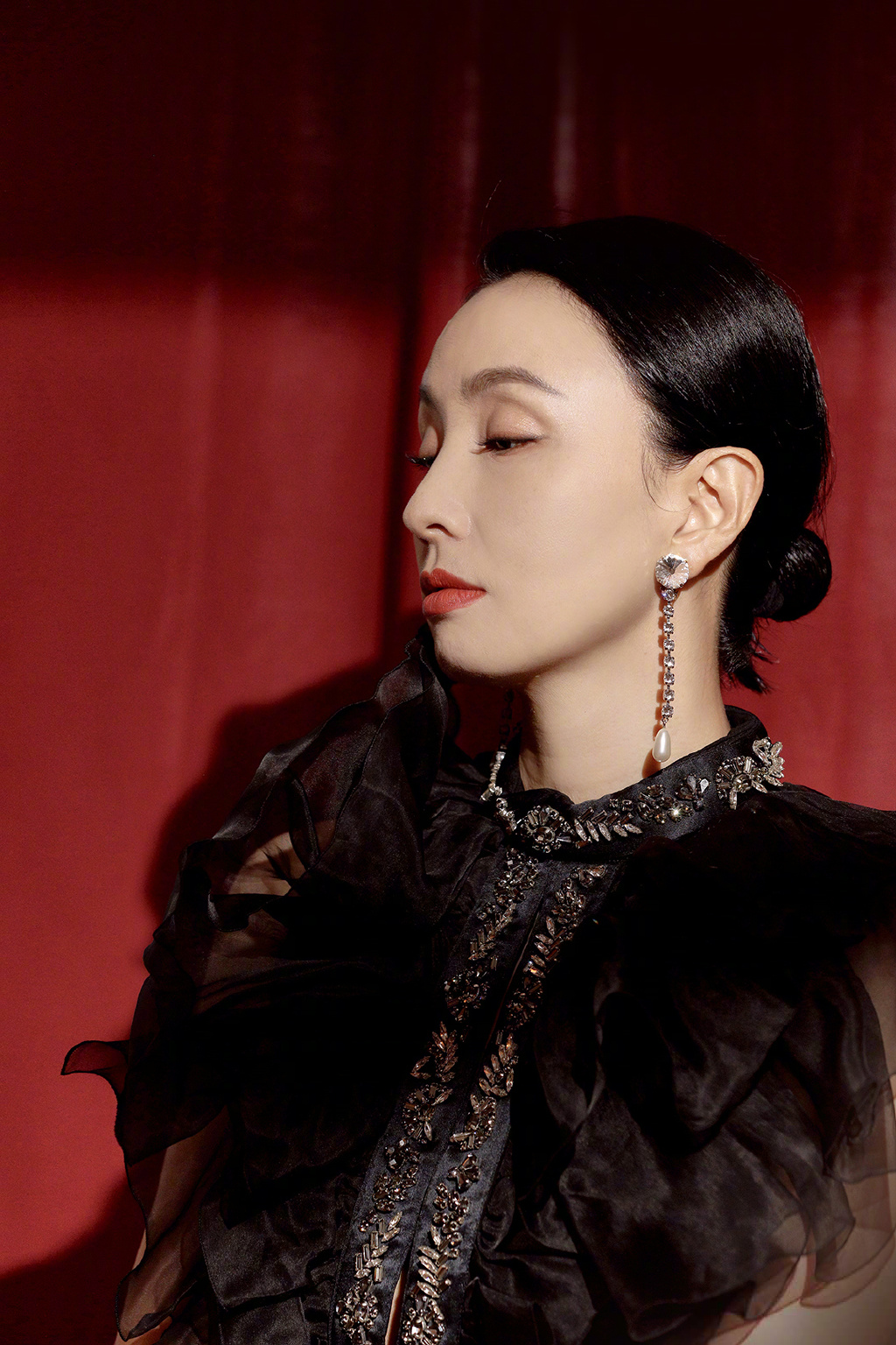 小陶虹精致红唇美妆优雅写真图片310