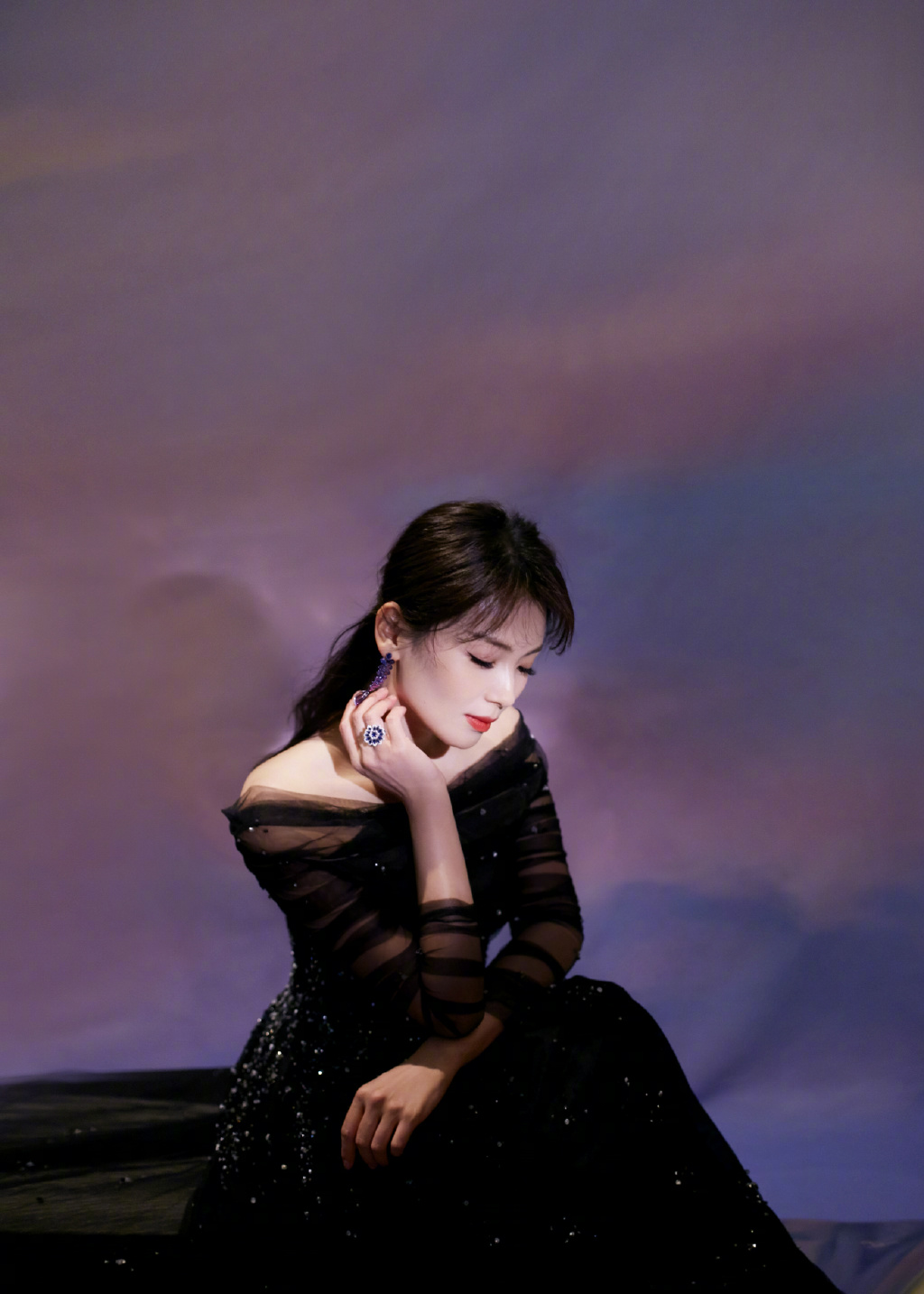 刘涛暗夜星河长裙优雅写真图片38