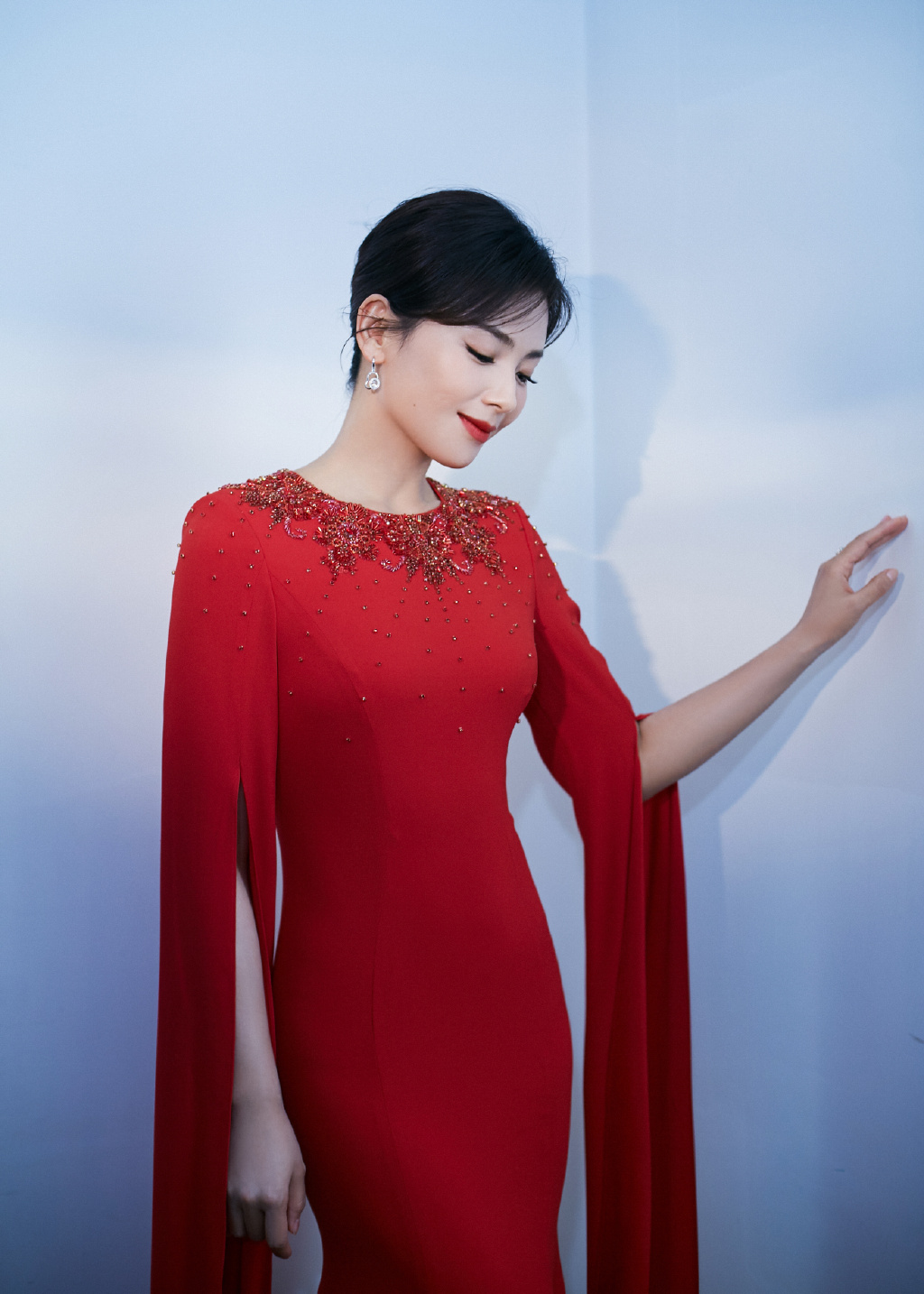 刘涛红色礼服端庄性感写真1114