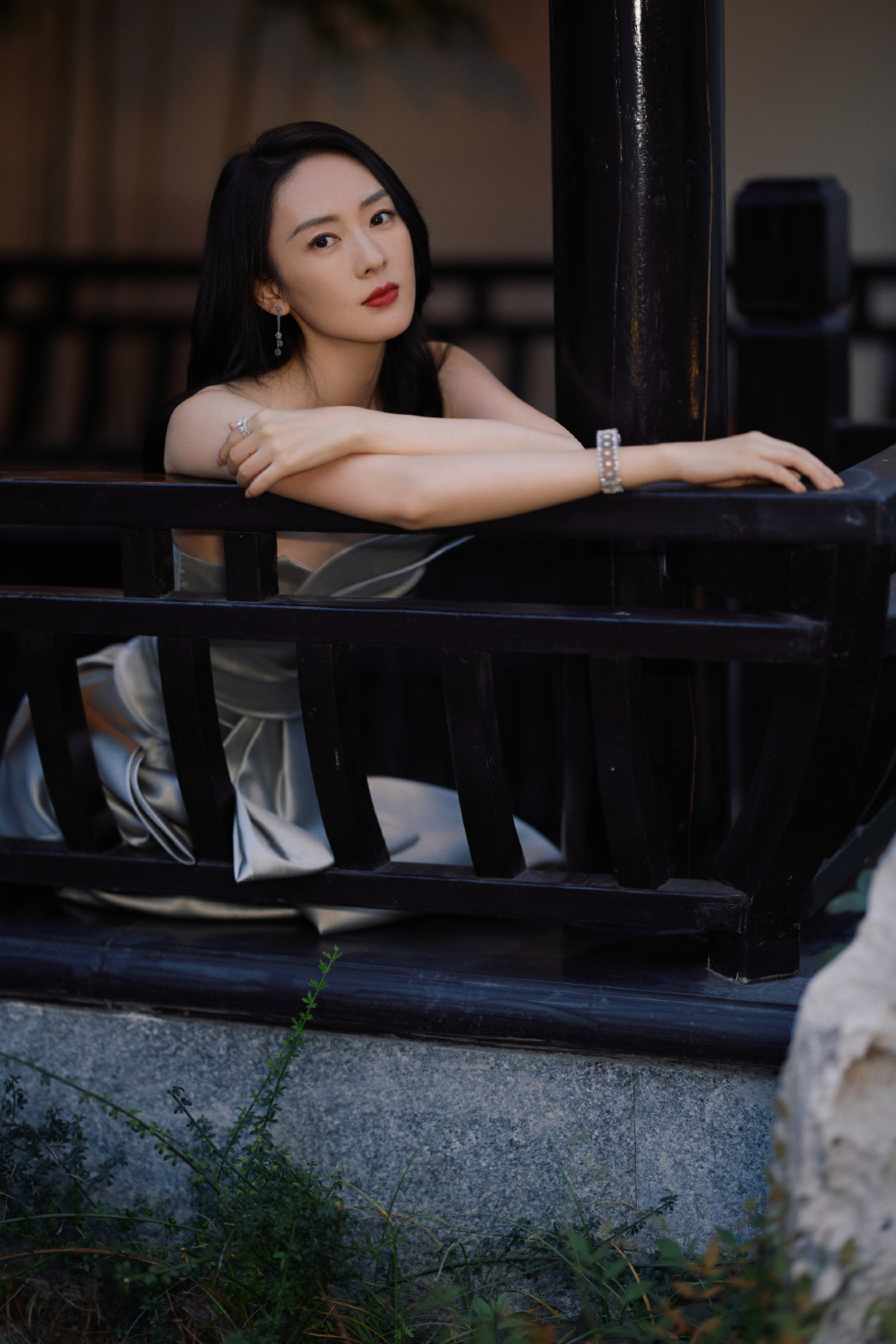 童瑶落地长裙优雅性感写真99