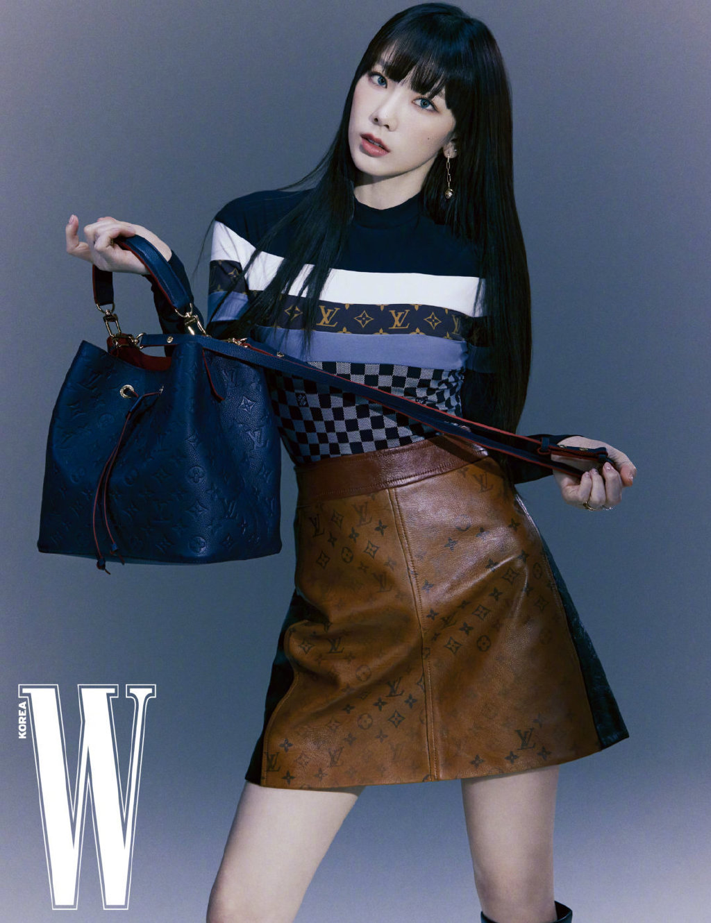 金泰妍黑长直刘海时尚写真图片57