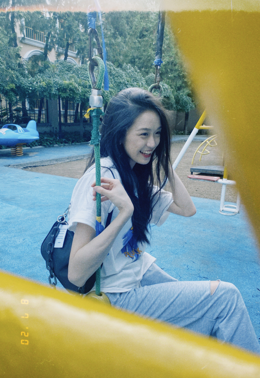 魏一休闲风甜美街拍照图片110