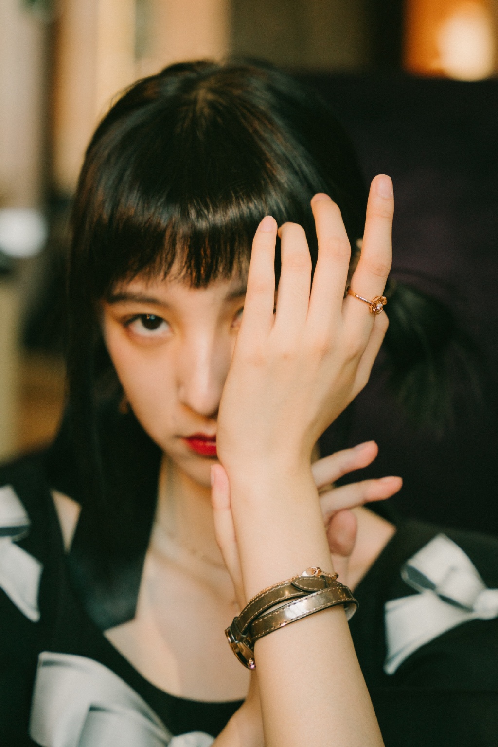 王悦伊黑裙性感时尚写真图片69