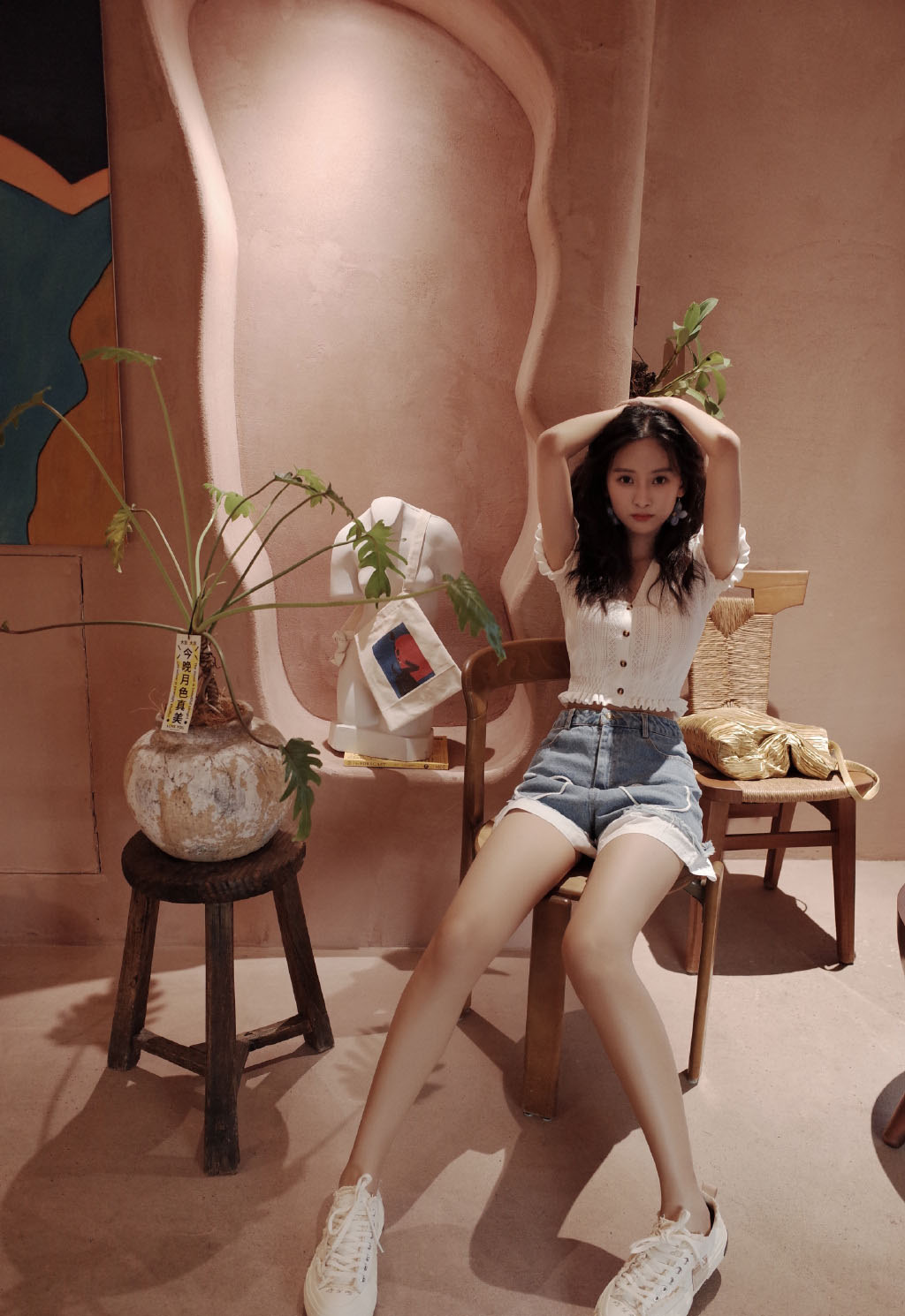 代文雯牛仔短裤性感写真图片89