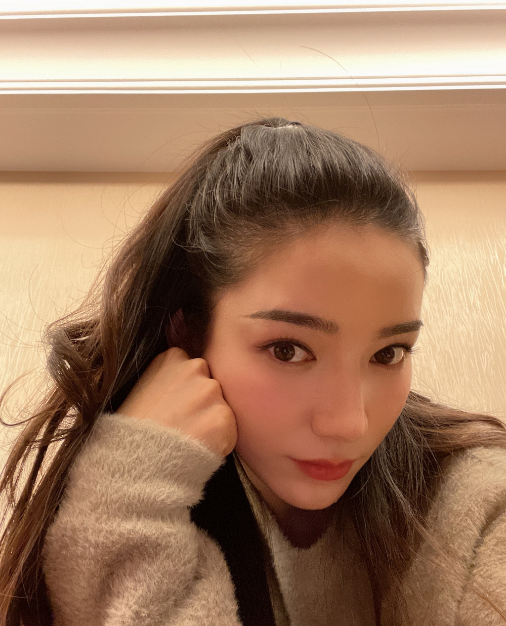 代斯半马尾清新俏皮自拍图片44