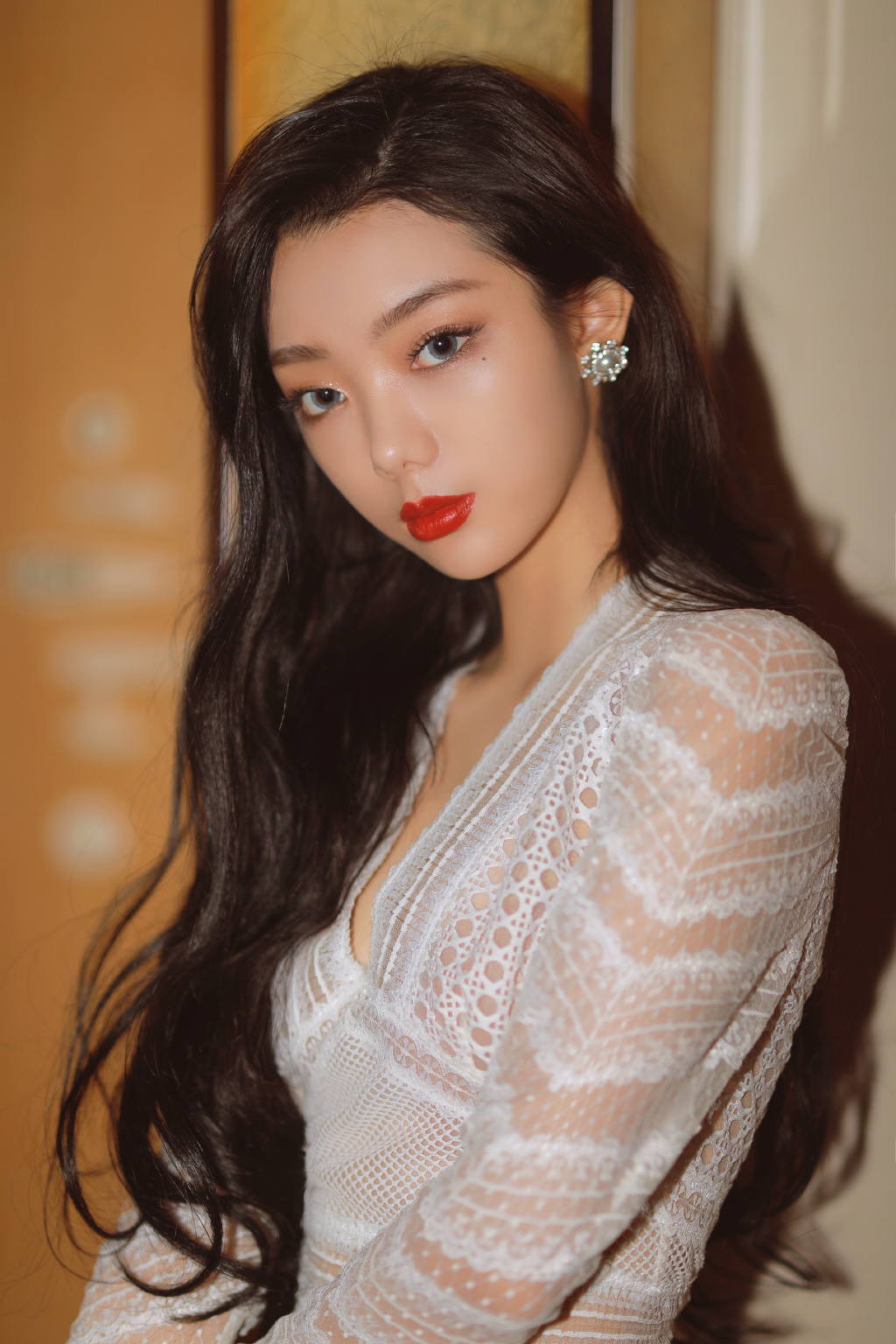 李紫婷透明镂空裙性感写真图片29