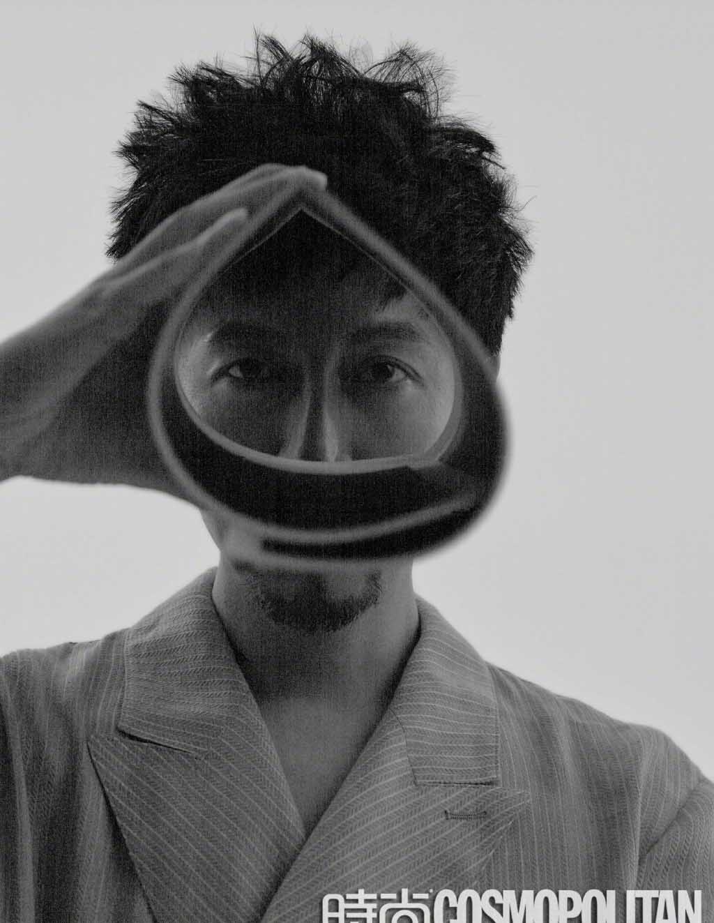 张鲁一慵懒俏皮黑白内页写真图片56