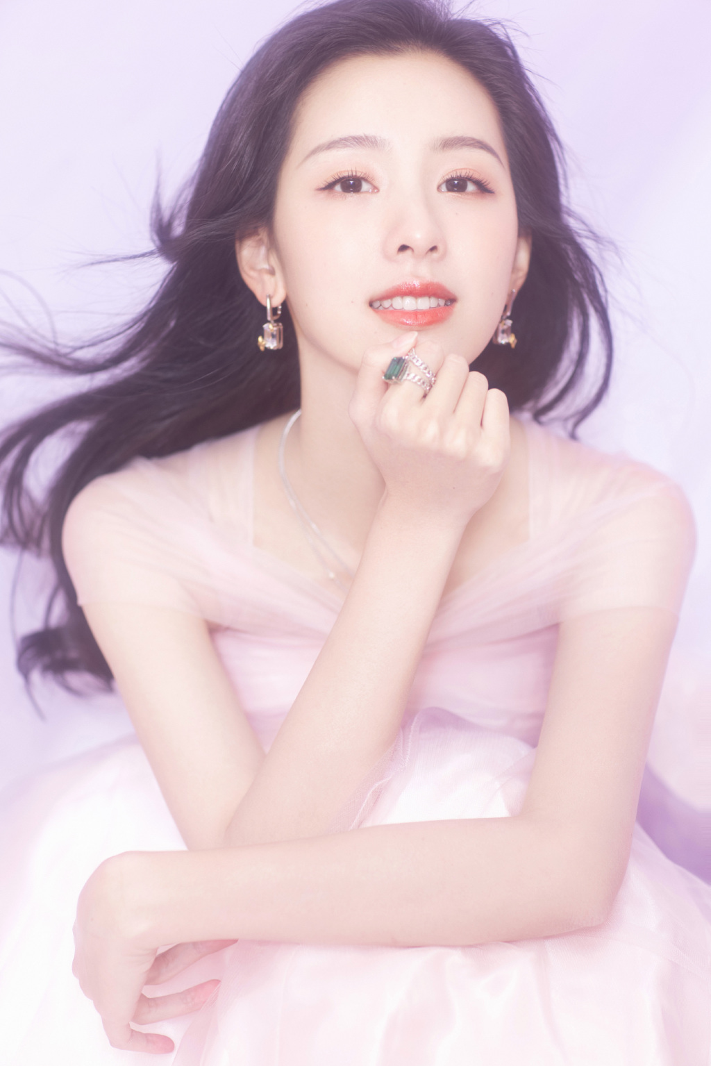 陈都灵紫色礼服唯美性感写真图片111