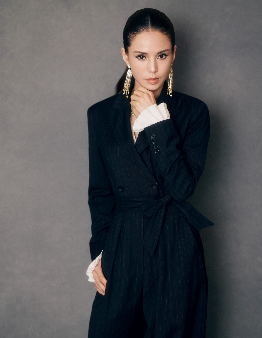 李若彤干练西装写真图片211