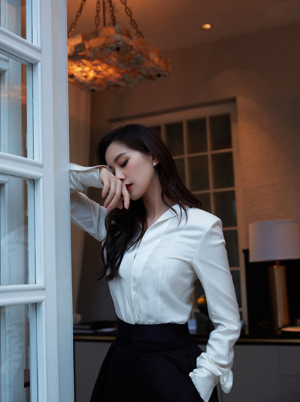 刘诗诗西服礼裙优雅写真图图片816