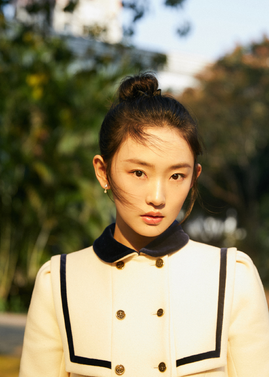 周依然学院风光影写真图片111