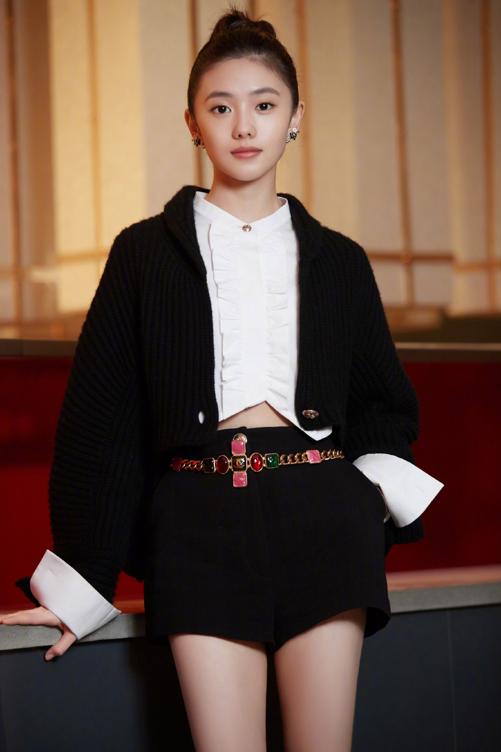 刘浩存毛衣热裤性感写真图片67