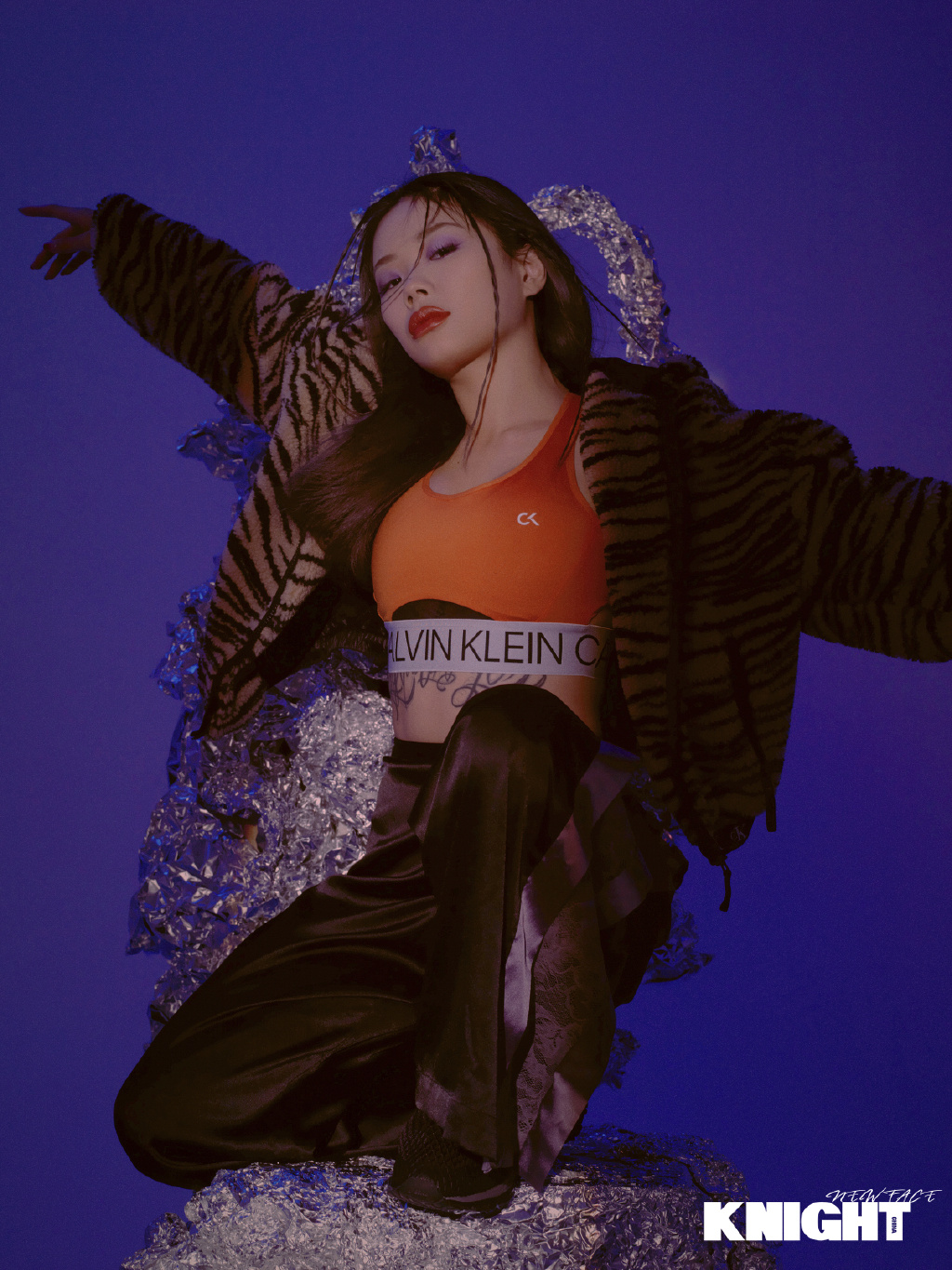 万妮达甜酷光影写真图片110